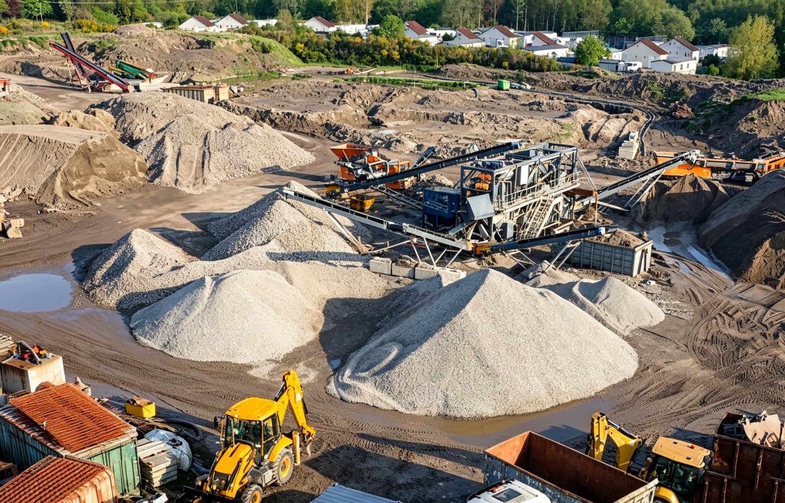 Sand and aggregate washing pump