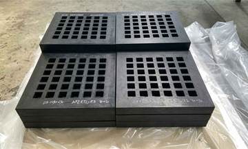 Rubber screen panels