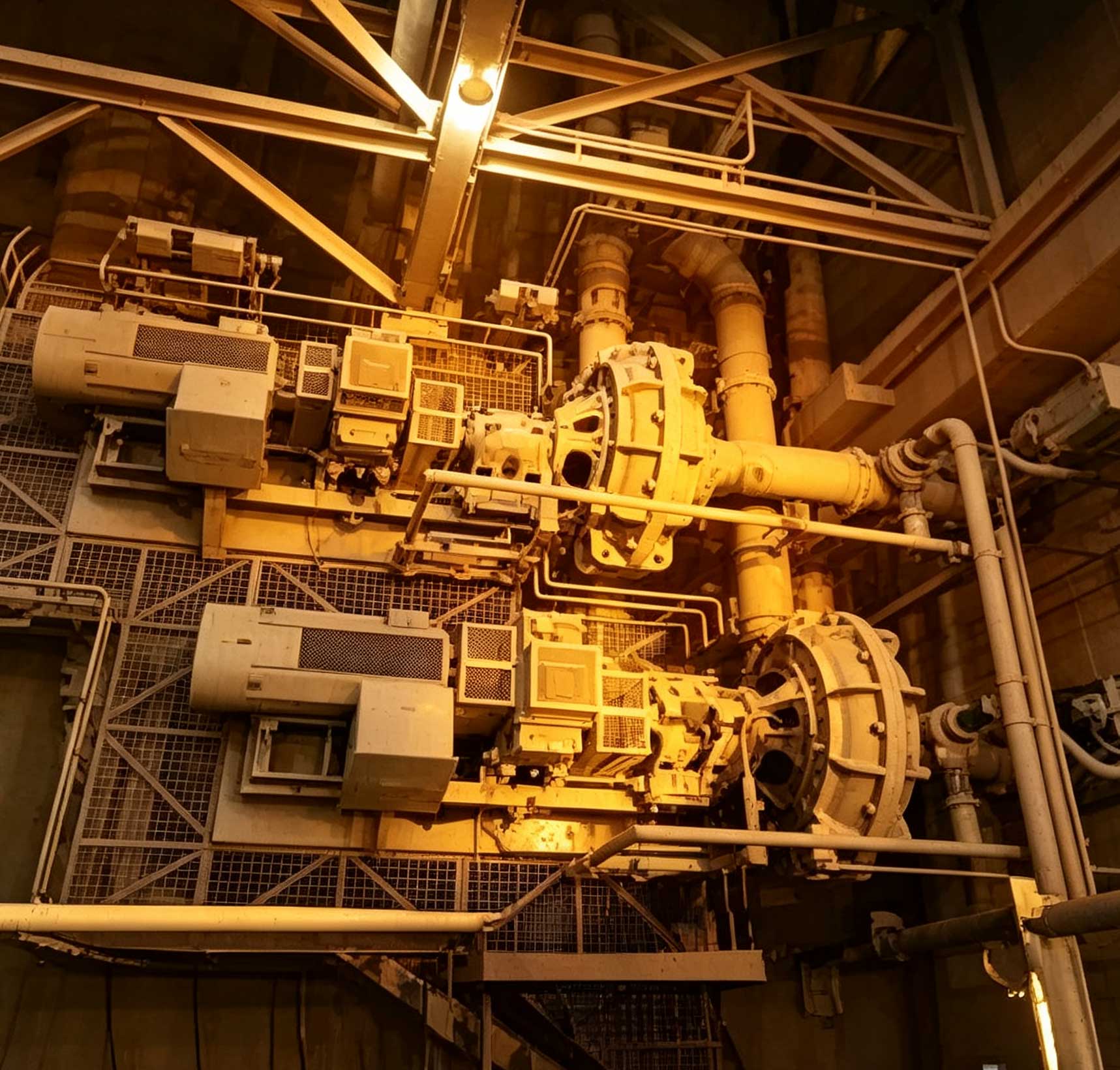 Pump 650 pump bay at a the client mill-discharge duty