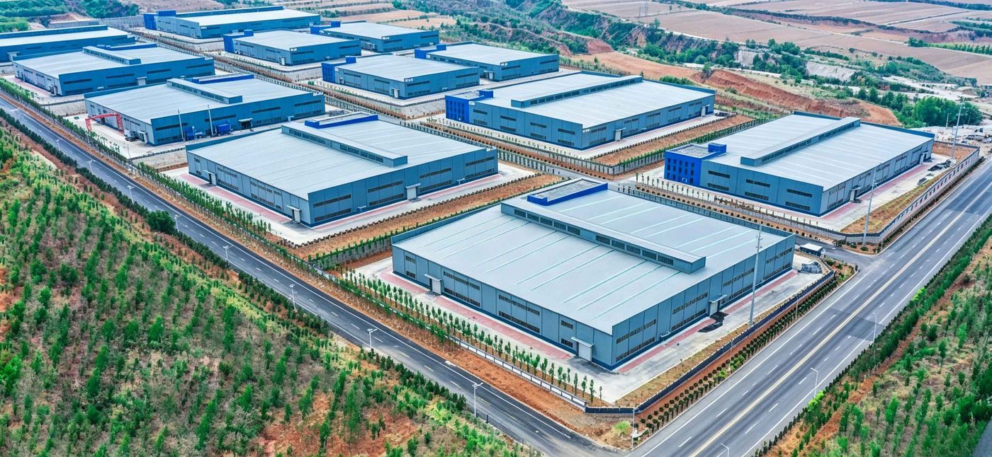 Matec Solutions manufacturing campus, aerial view