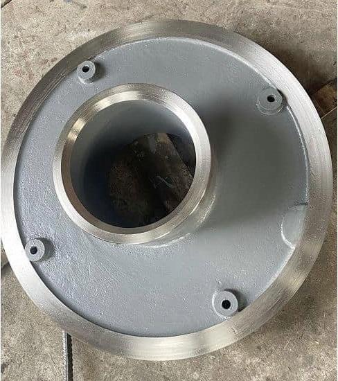 Throat bush, grey iron — finished machining